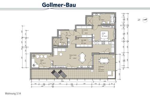 Foto - Wohnung zum Kaufen in Sickte 492.100,00 € 126.8 m²