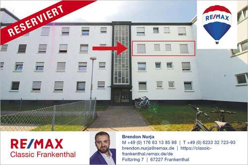 Foto - Wohnung zum Kaufen in Frankenthal (Pfalz) 195.000,00 € 87 m²