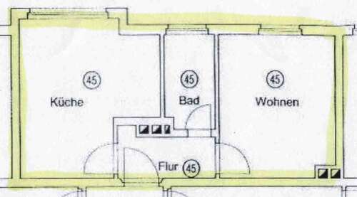 Foto - Wohnung zum Kaufen in Regensburg 115.000,00 € 35 m²