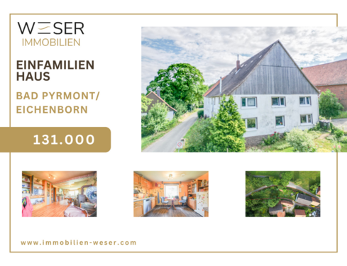 Foto - Haus zum Kaufen in Bad Pyrmont 131.000,00 € 305 m²