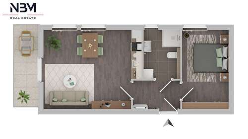 Foto - Wohnung zum Mieten in Berlin 1.250,00 € 50 m²