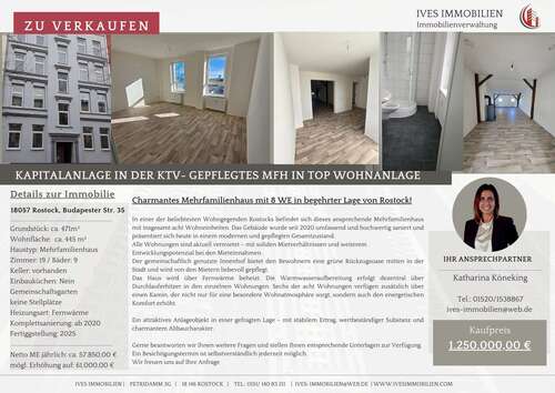 Foto - Haus zum Kaufen in Rostock 1.250.000,00 € 455 m²