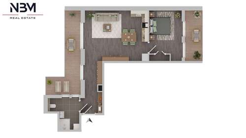 Foto - Wohnung zum Mieten in Berlin 1.584,00 € 66 m²