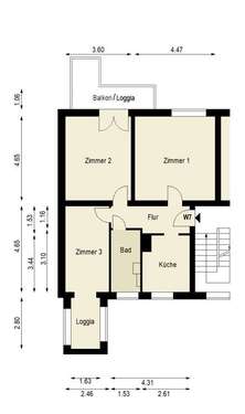 Foto - Wohnung zum Kaufen in Berlin 497.000,00 € 82.78 m²