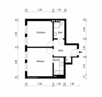 Wohnung zum Mieten in Witten 360,00 € 39 m²