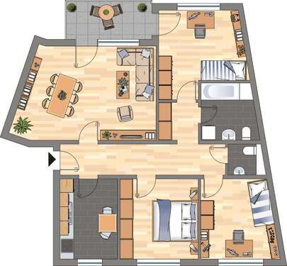 Foto - Wohnung zum Mieten in Bergkamen 428,79 € 74.31 m²