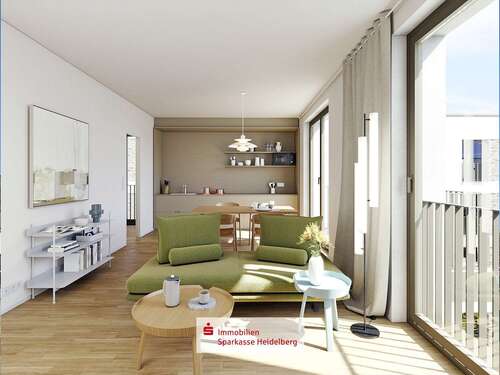 Foto - Wohnung zum Kaufen in Heidelberg 696.000,00 € 87.71 m²