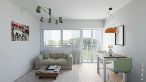 Foto - Wohnung zum Kaufen in Mannheim Käfertal 80.000,00 € 48 m²