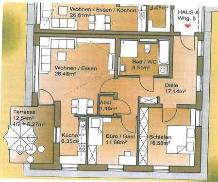 Foto - Wohnung zum Kaufen in Dillingen 408.900,00 € 94 m²