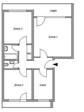 Foto - Wohnung zum Mieten in Wuppertal 570,00 € 76 m²