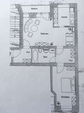Foto - Wohnung zum Mieten in Chemnitz 370,00 € 66 m²