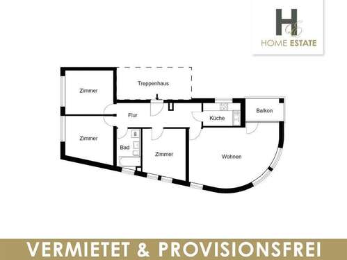 Foto - Wohnung zum Kaufen in Teltow 275.000,00 € 95 m²