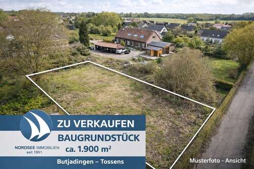 Foto - Grundstück zu verkaufen in Butjadingen 189.000,00 € 1919 m²