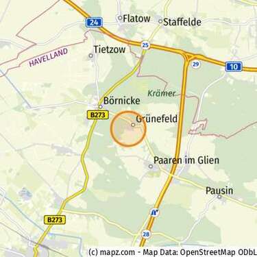 Foto - Grundstück zu verkaufen in Schönwalde-Glien 499.000,00 € 1946 m²