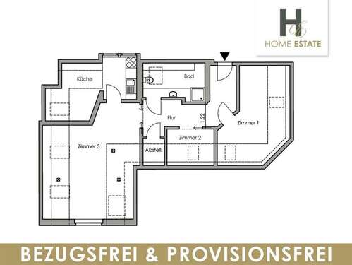 Foto - Wohnung zum Kaufen in Leipzig 275.000,00 € 61 m²