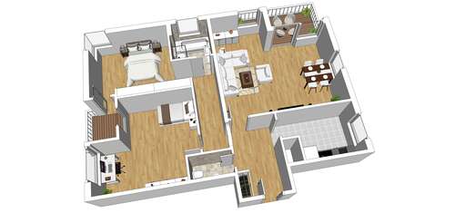 Foto - Wohnung zum Kaufen in Bad Nenndorf 255.000,00 € 108 m²