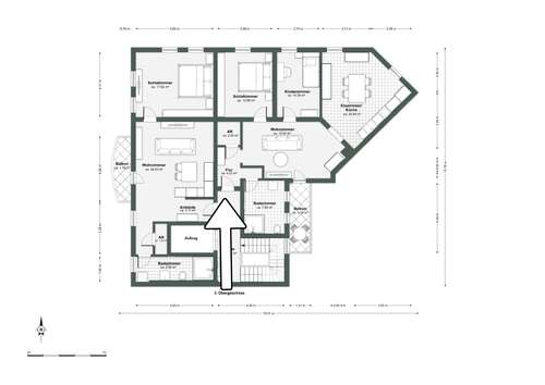 Foto - Wohnung zum Kaufen in Nürnberg 397.000,00 € 83 m²