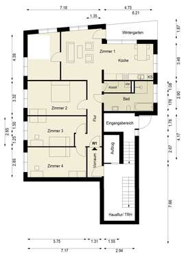 Foto - Wohnung zum Kaufen in Berlin 829.000,00 € 126.7 m²