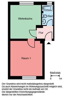 Foto - Wohnung zum Mieten in Datteln 339,00 € 34.8 m²