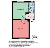Wohnung zum Mieten in Datteln 339,00 € 34.8 m²