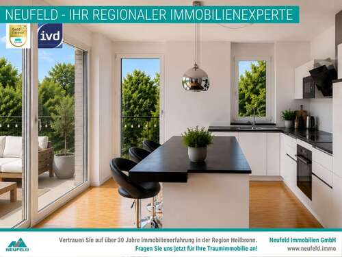 Foto - Wohnung zum Mieten in heilbronn 1.540,00 € 108.42 m²