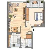 Wohnung zum Mieten in Dortmund 477,00 € 60 m²