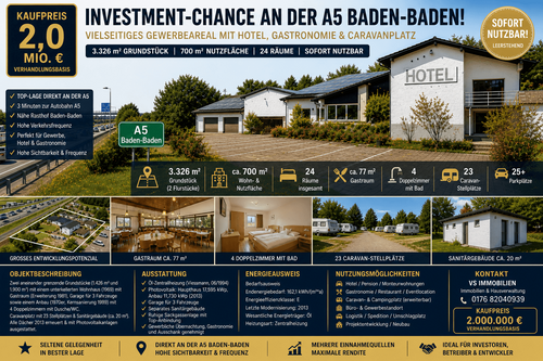 Foto - Haus zum Kaufen in Baden-Baden 1.800.000,00 € 700 m²