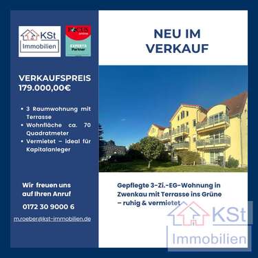 Foto - Wohnung zum Kaufen in Zwenkau 179.000,00 € 70 m²