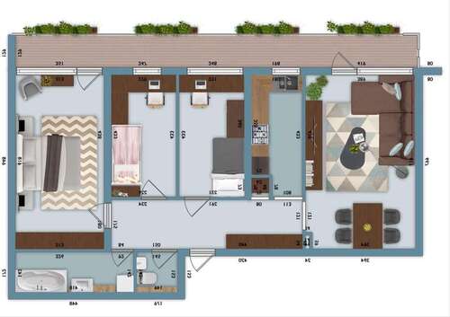 Foto - Wohnung zum Kaufen in Duisburg 163.500,00 € 85 m²