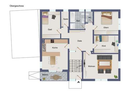 Foto - Wohnung zum Kaufen in Karlstadt 169.000,00 € 122.7 m²