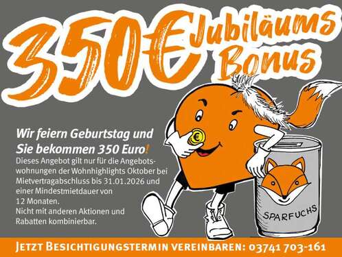 Foto - Wohnung zum Mieten in Plauen 268,27 € 51.79 m²