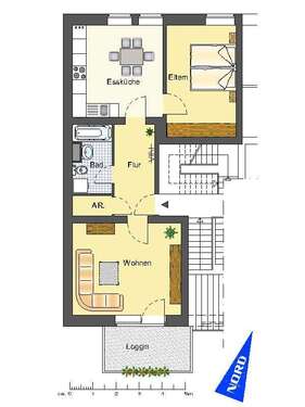 Foto - Wohnung zum Mieten in Recklinghausen 529,00 € 66.61 m²