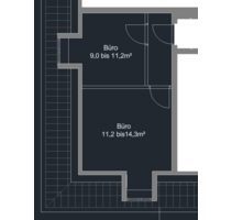 Büro in Weimar 221,15 € 9 m² - 221,15 EUR Kaltmiete, ca.  9,00 m² in Weimar (PLZ: 99423)