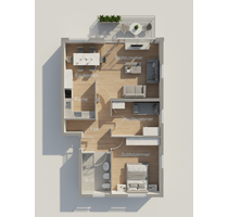 Wohnung zum Kaufen in Seligenstadt- Klein Welzheim 265.000,00 € 71.3 m²