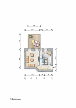 Foto - Wohnung zum Mieten in Berlin 680,00 € 39 m²