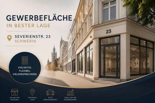 Foto - Einzelhandel in Schwerin 1.070,00 € 80 m²