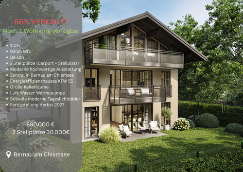 Foto - Wohnung zum Kaufen in Bernau am Chiemsee 680.000,00 € 94 m²