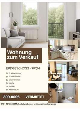 Foto - Wohnung zum Kaufen in Donauwörth 309.000,00 € 70 m²