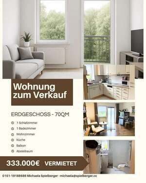Foto - Wohnung zum Kaufen in Donauwörth 333.000,00 € 70 m²