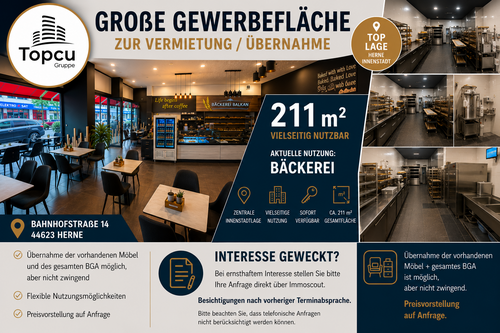 Foto - Gastronomie in Herne 3.380,00 € 211 m²