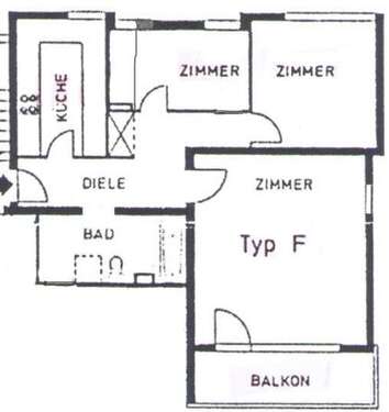 Foto - Wohnung zum Kaufen in Berlin 275.000,00 € 72.33 m²