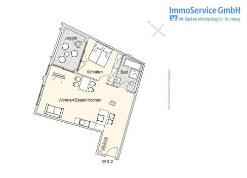 Foto - Wohnung zum Kaufen in Nürnberg 442.240,00 € 67.22 m²