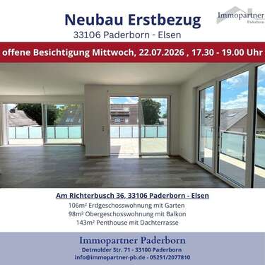 Foto - Wohnung zum Kaufen in Paderborn-Elsen 791.900,00 € 143.5 m²