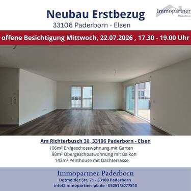 Foto - Wohnung zum Kaufen in Paderborn-Elsen 499.900,00 € 98 m²