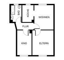 Wohnung zum Mieten in Gelsenkirchen 399,00 € 51.27 m²