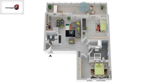 Foto - Wohnung zum Mieten in Offenbach am Main 1.420,00 € 94 m²
