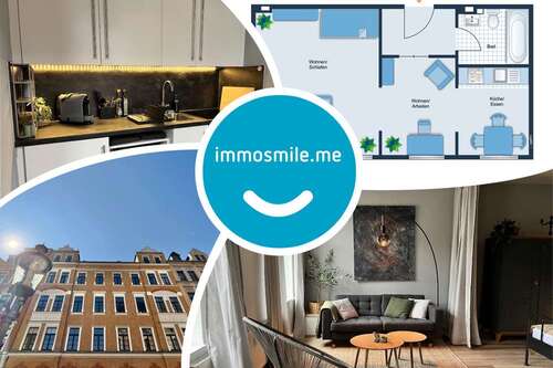 Foto - Wohnung zum Kaufen in Chemnitz 54.000,00 € 46 m²