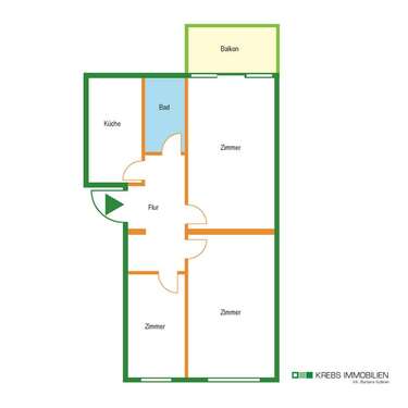 Foto - Wohnung zum Kaufen in Berlin - Wilmersdorf 498.000,00 € 70 m²