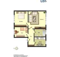 Wohnung zum Mieten in Ahlen 504,00 € 59.73 m²