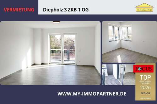 Foto - Wohnung zum Mieten in Diepholz 670,00 € 62 m²